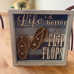 Smart Living summer wooden frame art decor